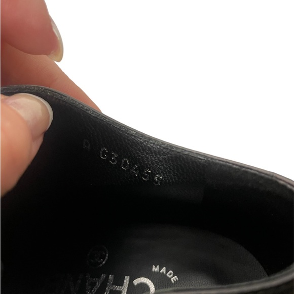 Chanel black ankle boots pearl heels, super comfortable size 37 us 7 - Picture 11 of 17